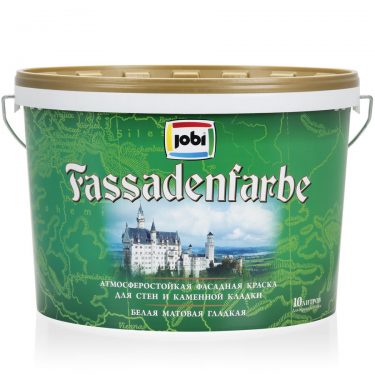 Фасадная атмосферостойкая краска JOBI FassadenFarbe