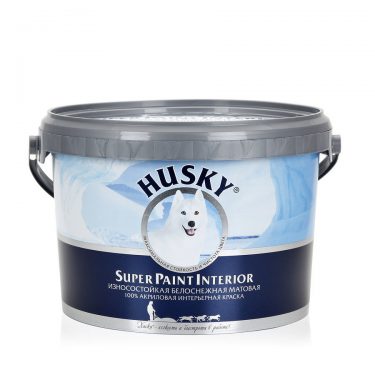 Суперстойкая интерьерная краска HUSKY Super Paint Interior